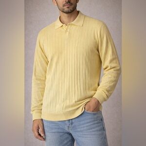 Elegant Yellow Polo Shirt